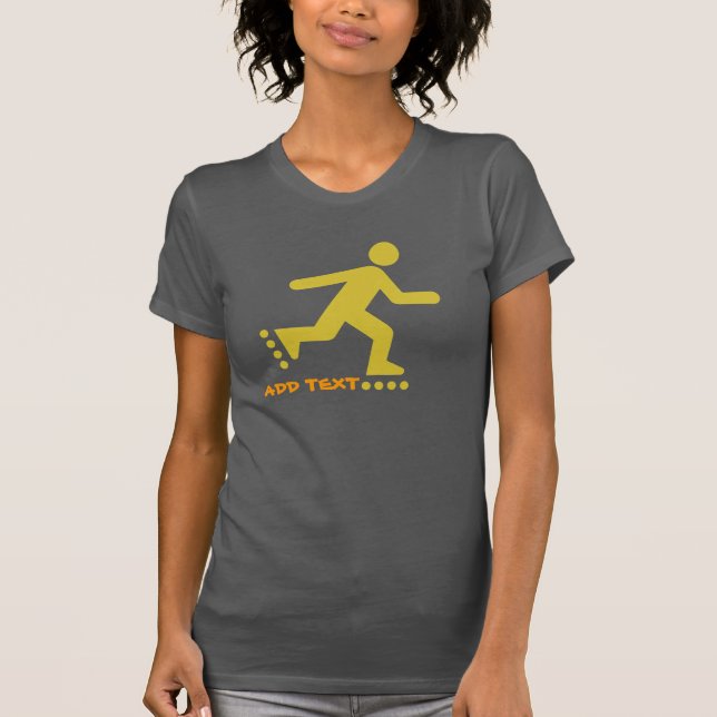 T-shirt Go InLine Skaters Design, (Devant)