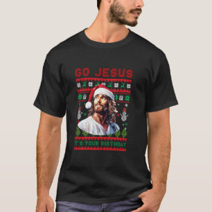 T-shirt Go Jesus C'est ton anniversaire Dabbing ignoble No