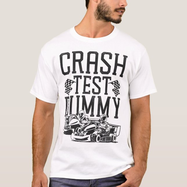 T-shirt Go Kart Crash Test Dummy Vintage (Devant)
