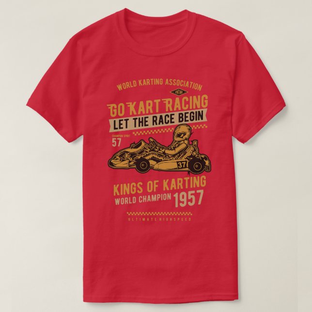 T-shirt Go Kart Racing (Design devant)