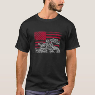 T-shirt Go Kart Racing Karting Go-Cart Racer