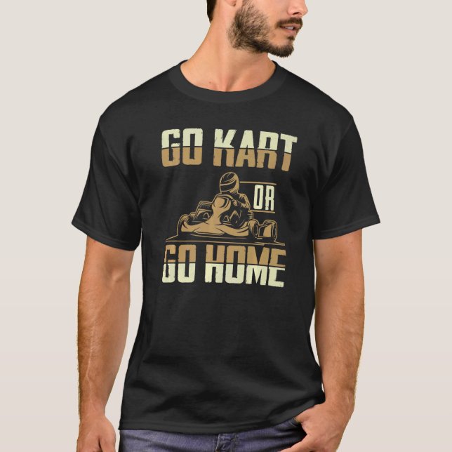 T-shirt Go Kart Racing Men  Go Karts (Devant)