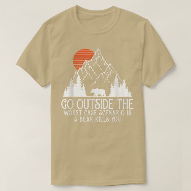 T-shirt Go Outside The W  (Design devant)