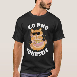 T-shirt Go Pho Cat Pho Bowl Alimentation vietnamienne Pho
