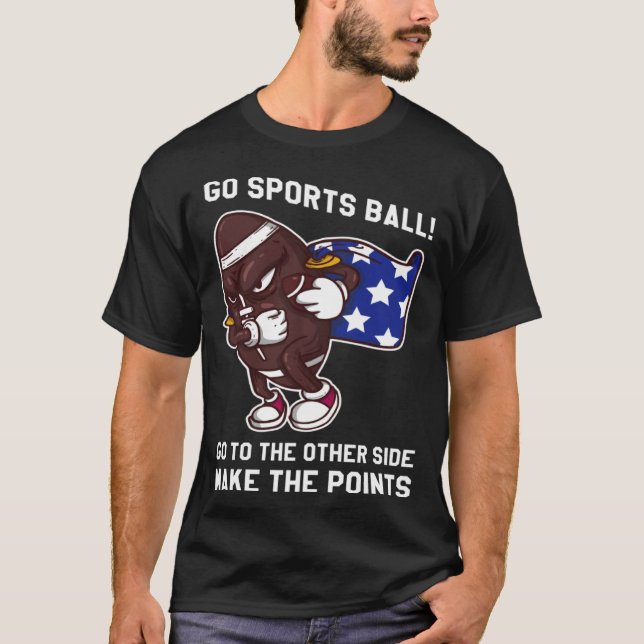 T-shirt Go Sports Ball (Devant)