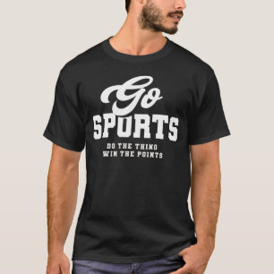 T-shirt Go Sports - Sport amusant