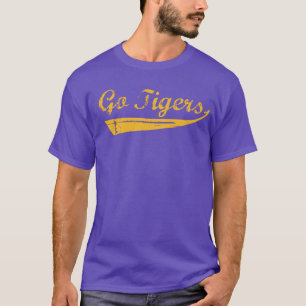 T-shirt Go Tigers Vintage (or)