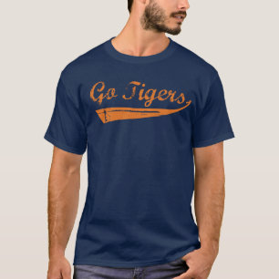 T-shirt Go Tigers Vintage (orange)