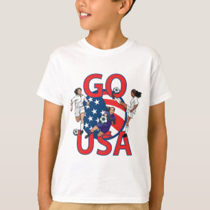 T-shirt Go USA Womens Soccer