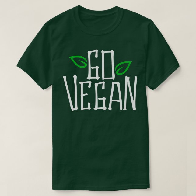 T-shirt Go Vegan (Design devant)