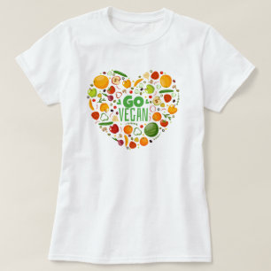 T-shirt Go Vegan