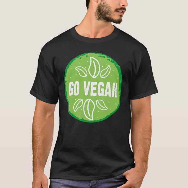 T-shirt Go Vegan (Devant)