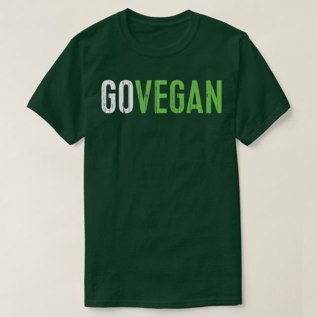 T-shirt Go Vegan Triblend (Design devant)