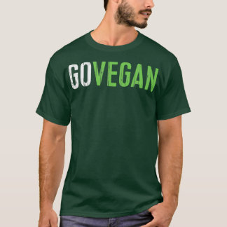 T-shirt Go Vegan Triblend