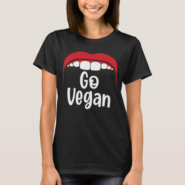 T-shirt Go Vegan végétarien I Love Légume Vegetable Vegan (Devant)