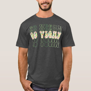 T-shirt Go Vegan World Vegetarian Day Végétal Vibes Herb