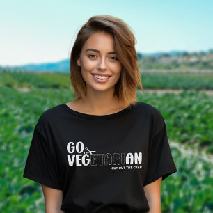 T-shirt Go végétarien, végétarien activisme