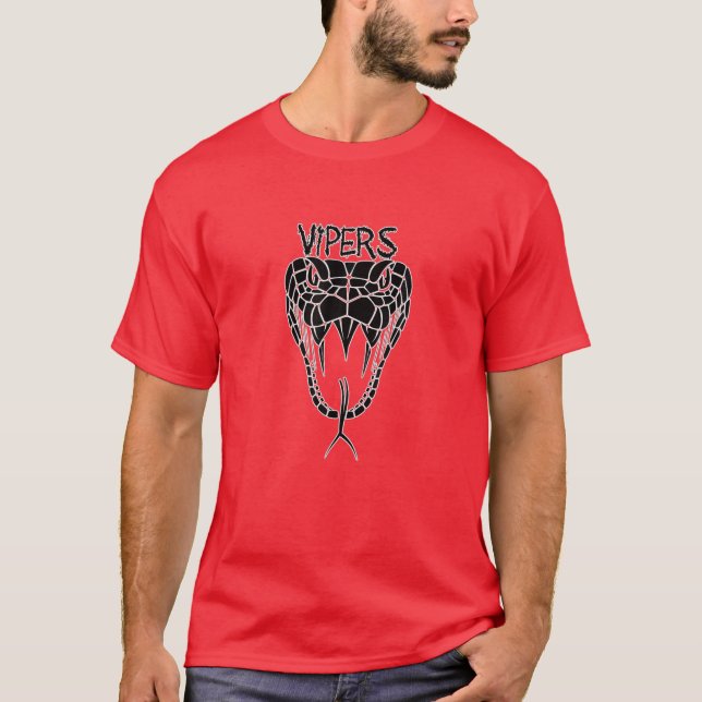 T-shirt Go Vipers Football Baseball Basketball Cheval Team (Devant)