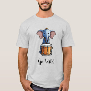T-shirt Go Wild Elephant