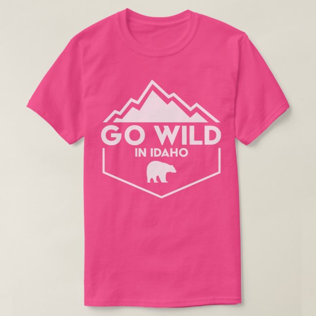 T-shirt Go Wild in Idaho (Design devant)