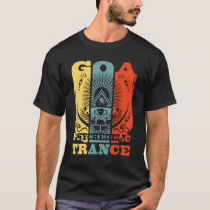 T-shirt Goa Psychedelic Trance Om Psytrance Raver 1