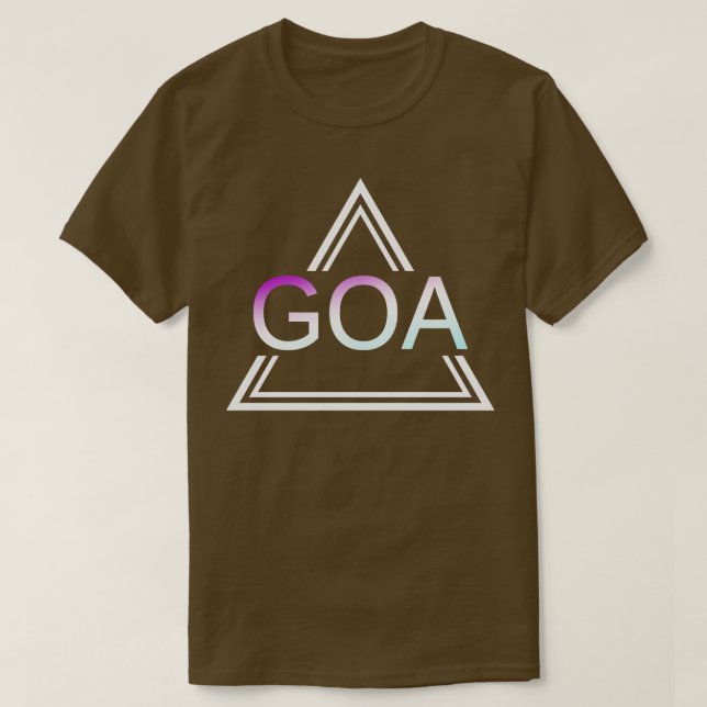 T-shirt GOA Techno House Party EDM Festival Electro Rave 1 (Design devant)