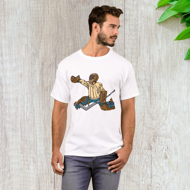 T-shirt Goalie de hockey (Créateur téléchargé)