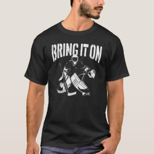 T-shirt Goalie de hockey sur glace Goalkeeper Vintage