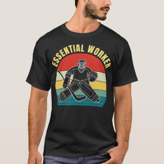 T-shirt Goalkeeper de hockey sur glace amusant