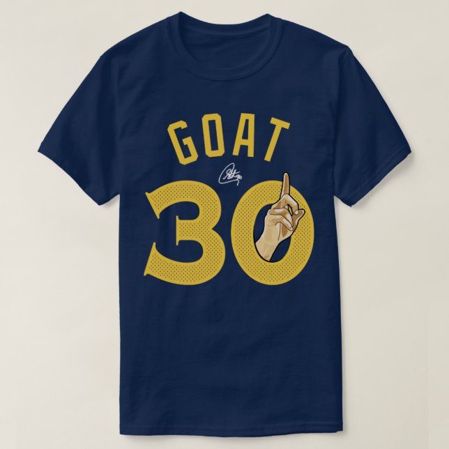 T-shirt GOAT 30 Plus Grand De Tous Les Temps Fan Hommage C (Design devant)