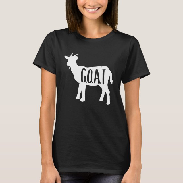 T-shirt GOAT Greatest Of All Time Champion Winner Trophy L (Devant)