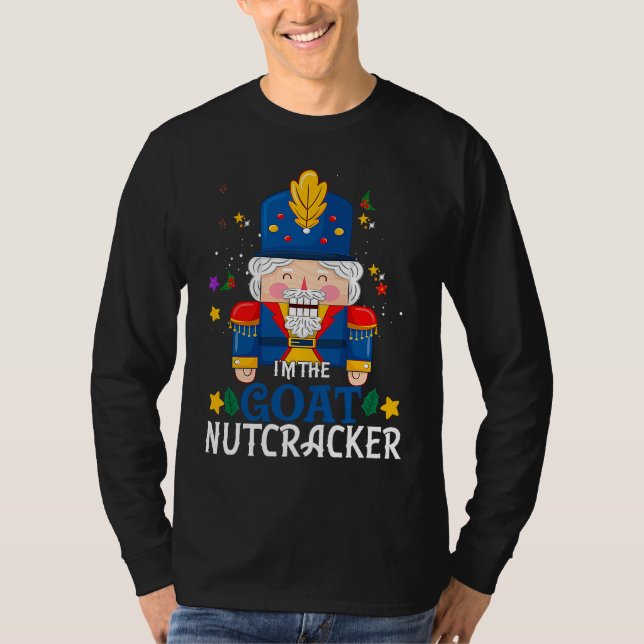 T-shirt Goat Nutcracker Matching Family Group Christmas Pa (Devant)