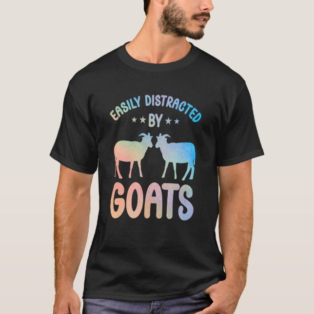 T-shirt Goat Outfit for Goat Lovers Apparel Women Girls (Devant)
