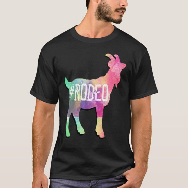 T-shirt GOAT RODEO Funny Graphic RODEO (Devant)