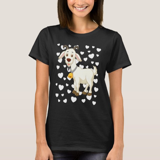 T-shirt Goat Theme Baby Gender Neutral Nursery Room Farm A (Devant)