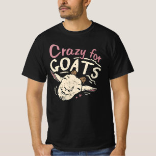 T-shirt goat yoga happy