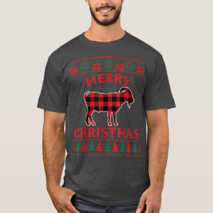 T-shirt Goatmas Joyeux Noël Chèvre Amateurs Vilain Noël