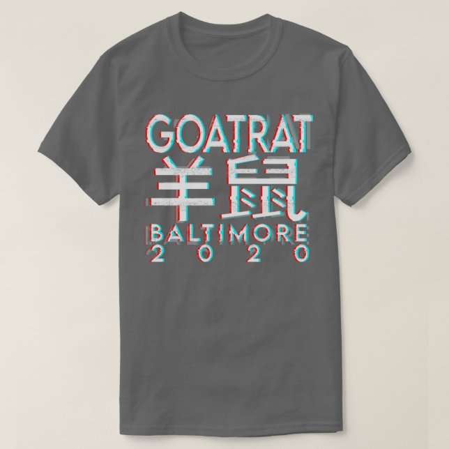 T-shirt Goatrat Baltimore 2020 (Design devant)