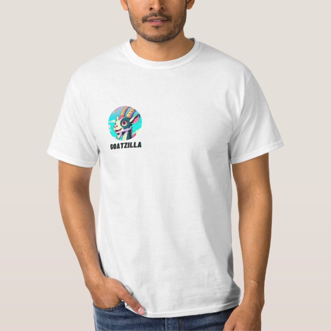 T-shirt Goatzilla : Bêlements et Démolitions V4 (Devant)
