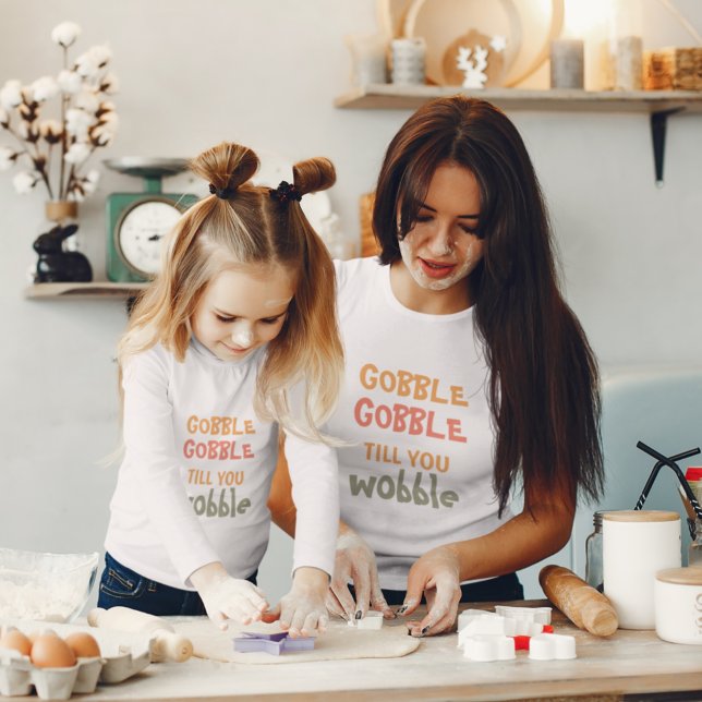 T-shirt Gobble Gobble Jusqu'À Ce Que Vous Tournez | Thanks (Créateur téléchargé)