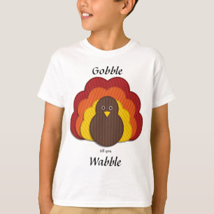 T-shirt Gobble Jusqu'à Ce Que Vous Chancelliez ! Joyeux Th