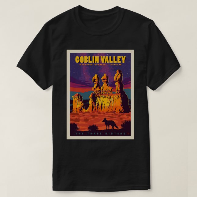 T-shirt Goblin Valley State Park Utah (Design devant)