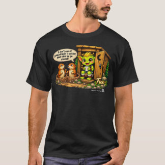 T-shirt Goblinantics ™ Détour de chien de prairie avec Fus