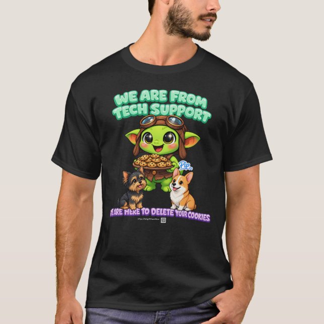 T-shirt Goblinantics™ : le service de suppression de cooki (Devant)