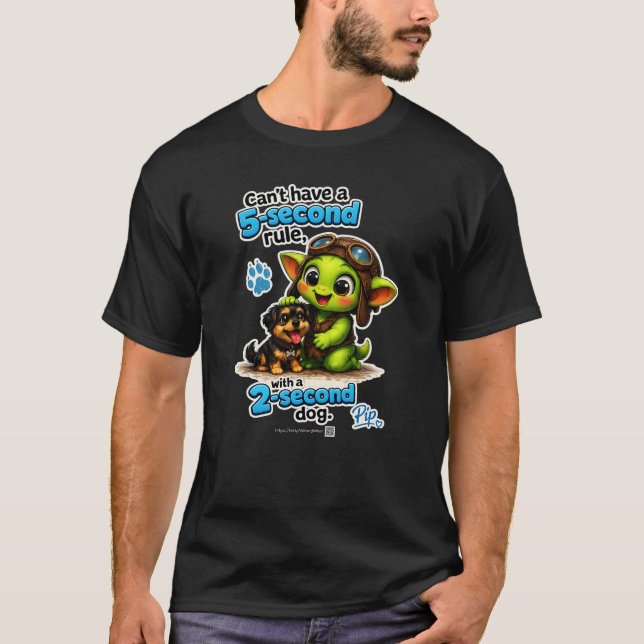 T-shirt Goblinantics™ Pip™ & Le Chien De Deux Secondes - T (Devant)