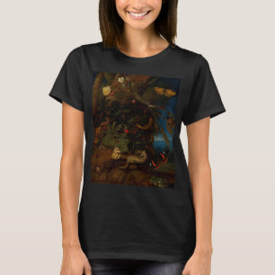 T-shirt Goblincore vintage grenouilles, escargots, serpent
