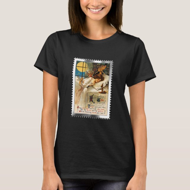 T-shirt Goblins et fées nostalgiques de sommeil d'Hallowee (Devant)