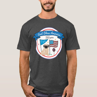 T-shirt God Bless America 250yrs