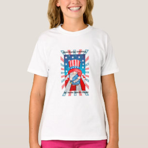 T-shirt God Bless America Home Sweet Home