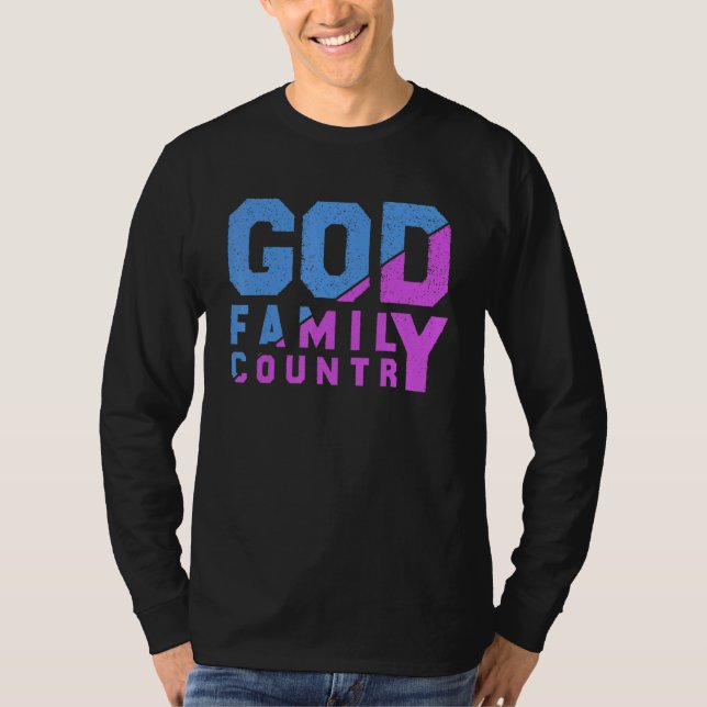 T-SHIRT GOD FAMILY COUNTRY 1 (Devant)